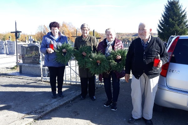 Odwiedziny grobów uczestników GDDP 