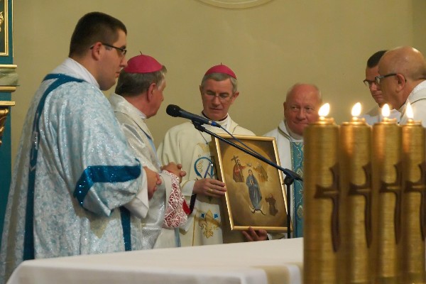 Obraz Matki Bożej Królowej w Lipinkach 22.08.2019