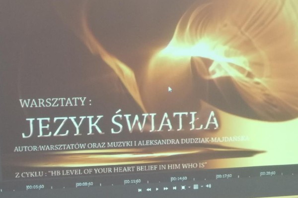 Występ teatralno wokalny pt. "Język Światła" 